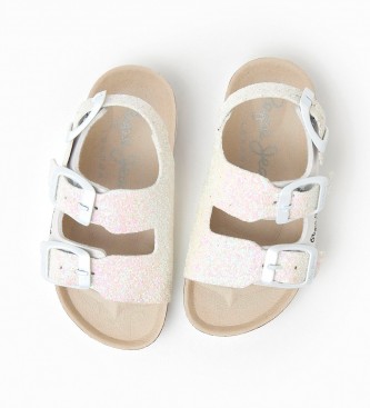 Pepe Jeans Anatomical Oban Couple Sandals white