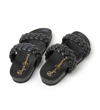 Pepe Jeans Anatomical Oban Double Sandals black