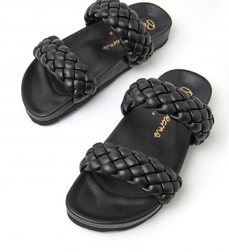 Pepe Jeans Anatomische Oban dubbele sandalen zwart