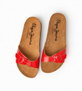 Pepe Jeans Anatomische sandalen Oban Ferrara rood