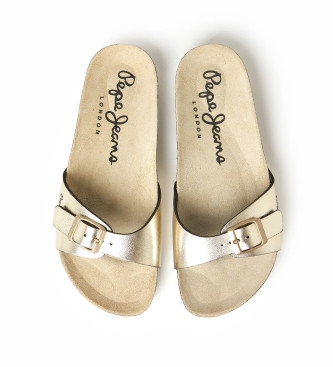 Pepe Jeans Anatomische Sandalen Oban Gold Metall