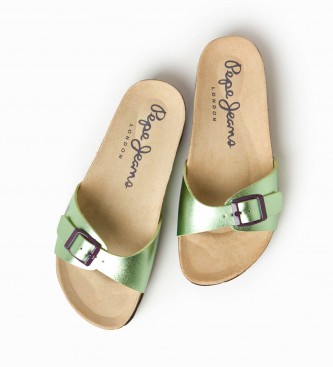 Pepe Jeans Sandlias anatmicas Oban Metal verde