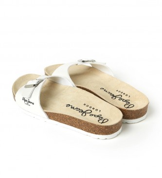 Pepe Jeans Sandales anatomiques Oban Pearly White