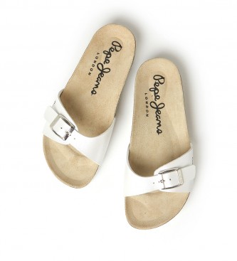 Pepe Jeans Sandales anatomiques Oban Pearly White