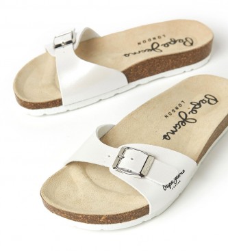 Pepe Jeans Anatomical Oban Pearly White Sandals