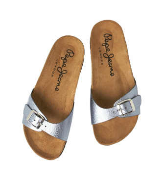 Pepe Jeans Anatomiske Oban-smarte sandaler i slv