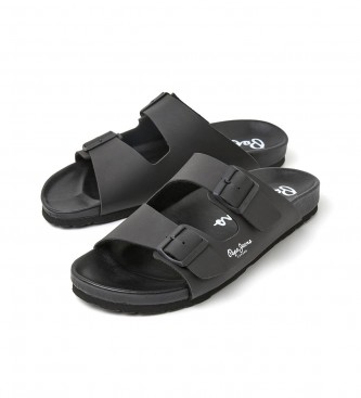 Pepe Jeans Sandalias Anatmicas Roya Double negro