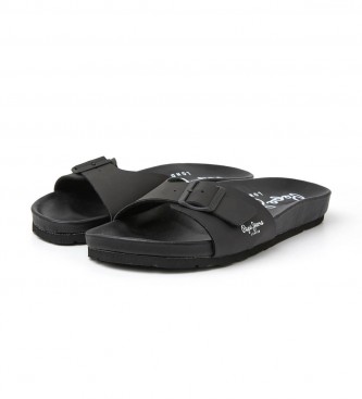 Pepe Jeans Anatomske sandale Royal Single black