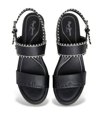Pepe Jeans Sandales Billie Log noir