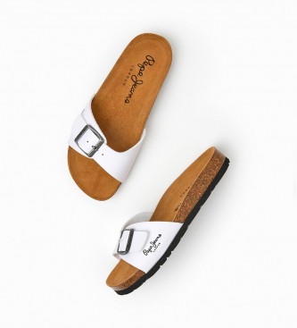 Pepe Jeans Sandali Bio Single Champion bianchi