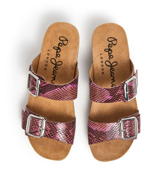 Pepe Jeans Delhi Port lila sandaler