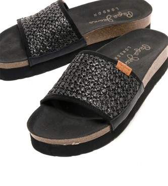 Pepe Jeans Oban Athnic black sandals