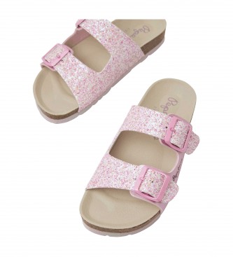 Pepe Jeans Pink Oban Couple Sandals