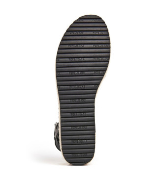 Pepe Jeans Witney sandalen zwart -Hoogte plateau 7,3cm