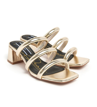 Pepe Jeans Sandals Zoe Witty gold -Heel height 6cm