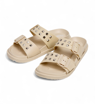Pepe Jeans Off-white Ocean Studs Sandals