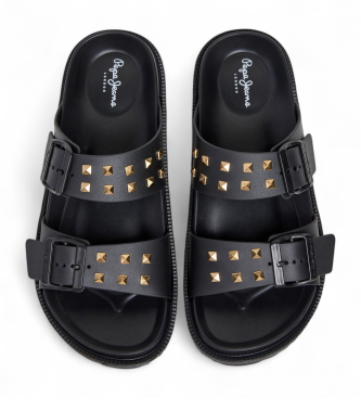 Pepe Jeans Ocean Studs Sandaler svart