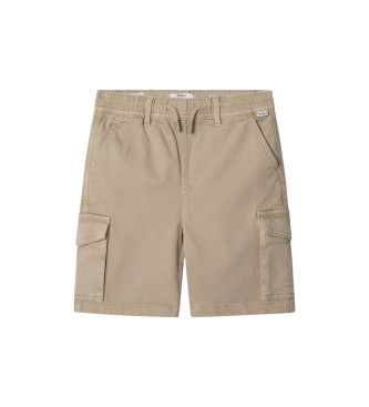 Pepe Jeans Short Junior slim Gymdigo cargo beige