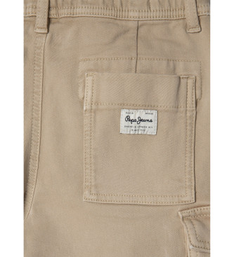 Pepe Jeans Cales Gymdigo Junior slim cargo bege