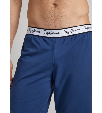 Pepe Jeans Short de pyjama uni marine
