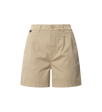 Pepe Jeans Kratke redne hlače Chino Vania beige