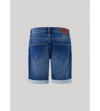 Pepe Jeans Short Slim Gymdigo niebieski