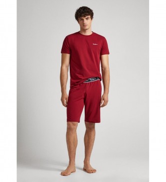 Pepe Jeans Short Solid red