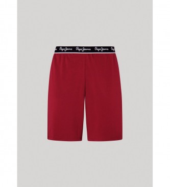 Pepe Jeans Short Solid red