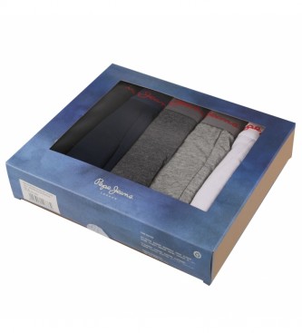 Pepe Jeans Boxers Tyrian grey, white, black 