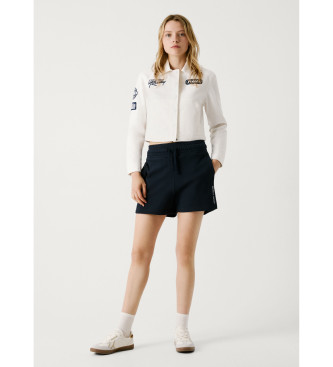 Red Bull Racing x Pepe Jeans Fleeceshorts mit verstellbarer Taille navy