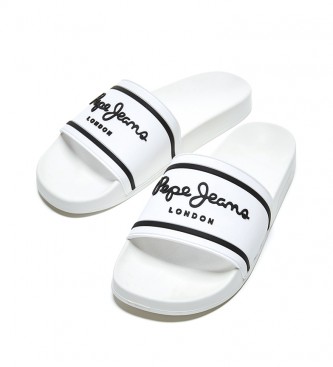 Pepe Jeans Slider Basic 0.2 flip flops white