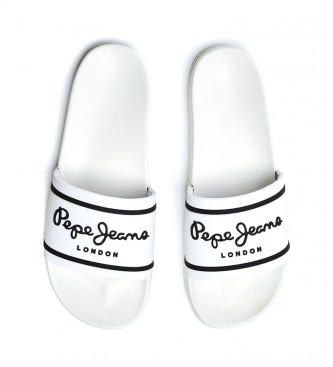 Pepe Jeans Slider Basic 0.2 flip flops white