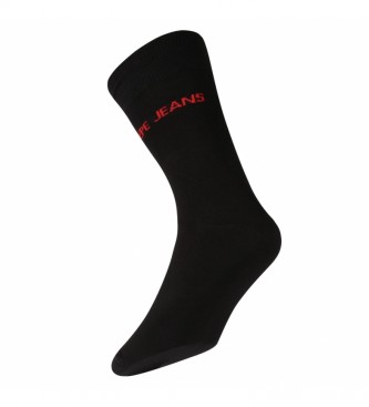 Pepe Jeans Pack of 3 black Carson socks