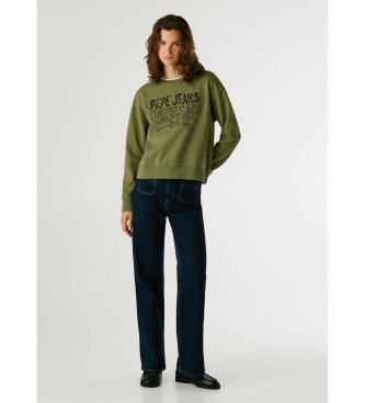 Pepe Jeans Mikina Beberly zelena