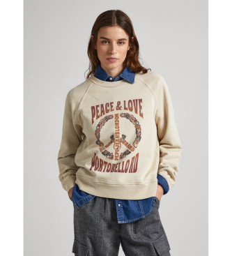 Pepe Jeans Sweat-shirt beige Cameron