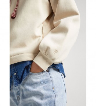 Pepe Jeans Beżowa bluza Cassandra