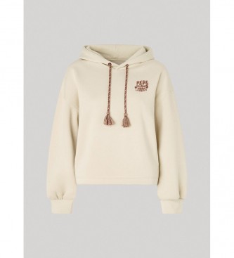 Pepe Jeans Beżowa bluza Cassandra