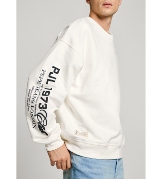 Pepe Jeans Colville Crew Sweatshirt white