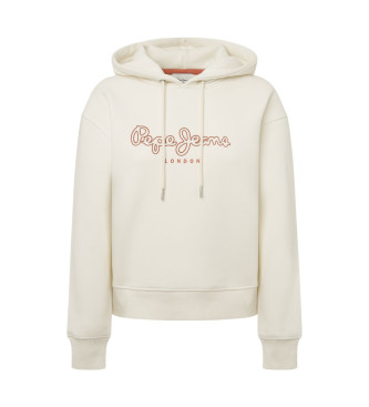 Pepe Jeans Sudadera con capucha Frida blanco