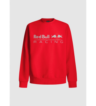 Red Bull Racing x Pepe Jeans Bluza z okrągłym dekoltem czerwona