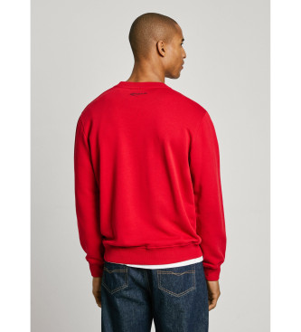 Pepe Jeans Derril Crew Sweatshirt rood