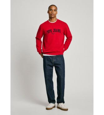 Pepe Jeans Derril Crew Sweatshirt rood