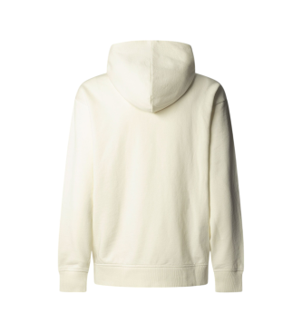 Pepe Jeans Felpa Geo Small Logo, bianco sporco