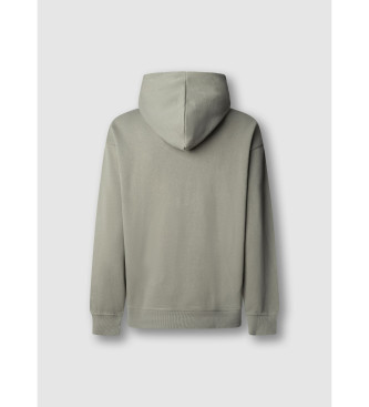 Pepe Jeans Felpa verde Geo Small Logo