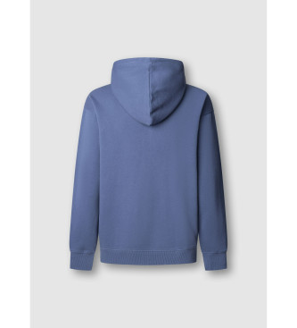 Pepe Jeans Felpa blu Geo Zip
