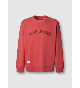 Pepe Jeans Felpa rossa Gio Crew