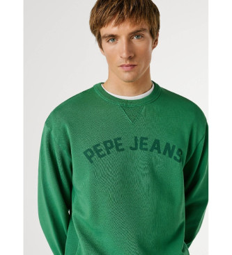 Pepe Jeans Felpa verde Gio Crew