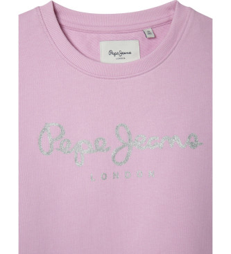 Pepe Jeans Hana Crew Sweatshirt pink 