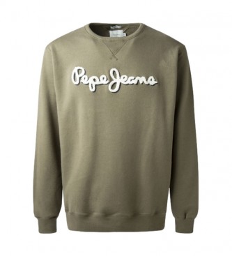 Sudadera con logotipo bordado Hugh Pepe Jeans