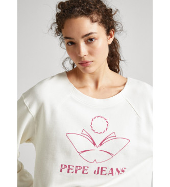 Pepe Jeans Sweater Lorelai gebroken wit